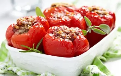 La meilleure recette de poivrons farcis, facile et gourmande